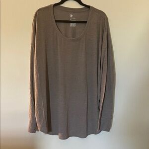 All in Motion Cocoa Long Sleeve Shirt